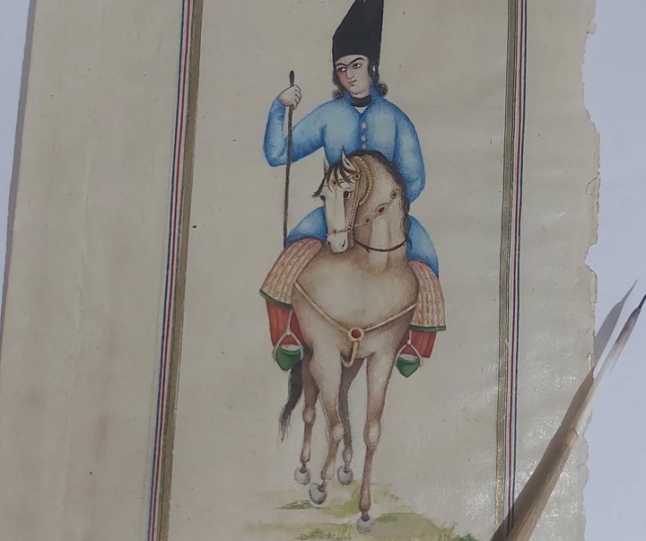 گالری آثار گل و مرغ و تذهیب شهلا قاضی زاده از ایران