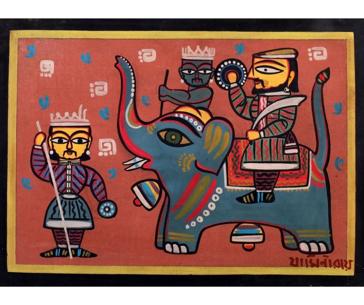 گالری آثار نقاشی جامینی روی از هند