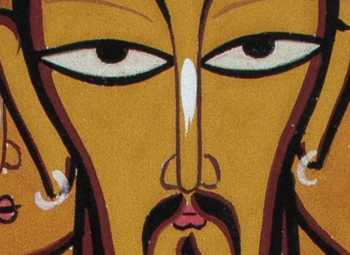 گالری آثار نقاشی جامینی روی از هند