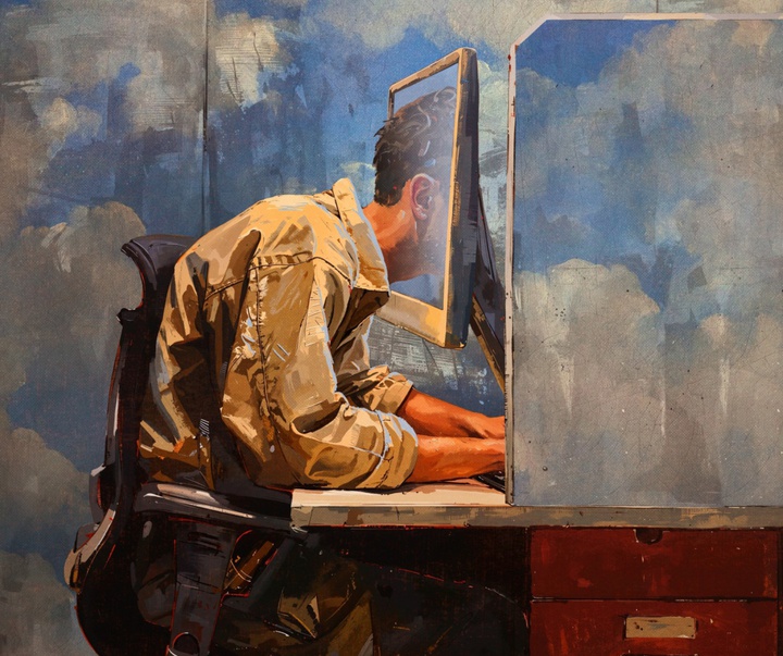 گالری آثار نقاشی مدرن چیما مندز از اسپانیا