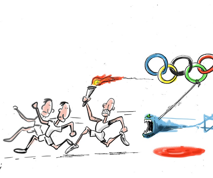 گالری آثار مسابقه بین‌المللی کارتون بایکوت نسل کشی 2024 - بخش دوم