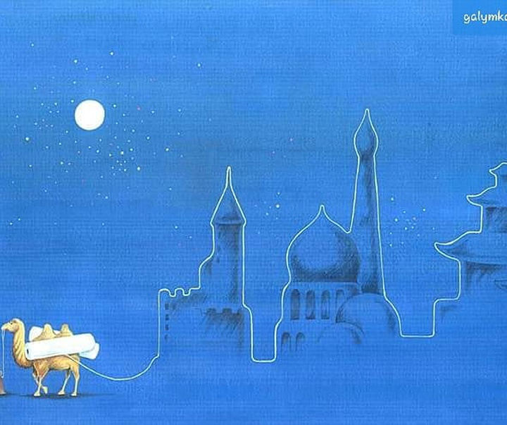 گالری آثار کارتون گالیم بورانبایوف از قزاقستان