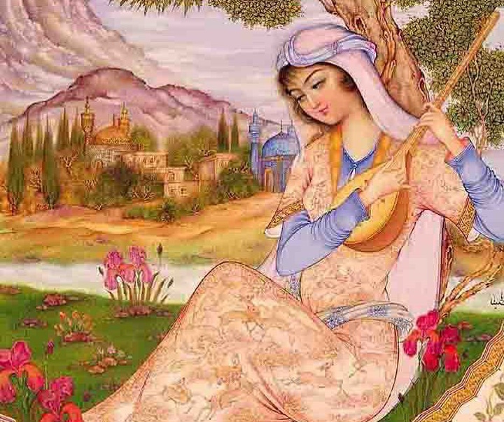 گالری آثار گل و مرغ و نگارگری سلینا پوریا از ایران
