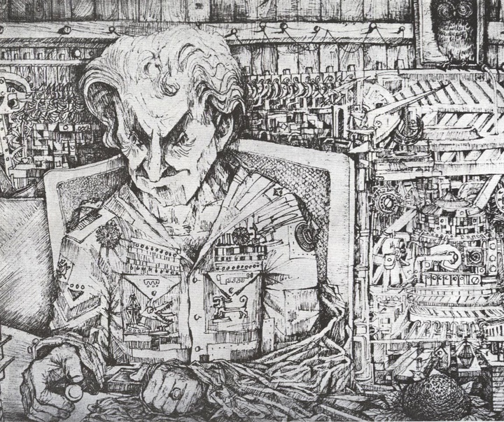 گالری آثار طراحی و نقاشی عبدالهادی الغزار از مصر