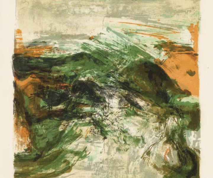 گالری آثار نقاشی زاوو ووکی هنرمند چینی فرانسوی