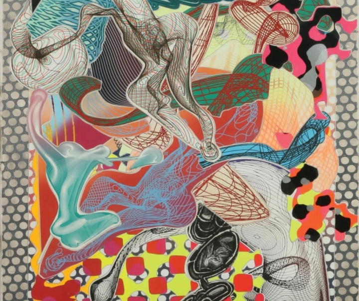 گالری آثار گرافیک فرانک استلا از آمریکا