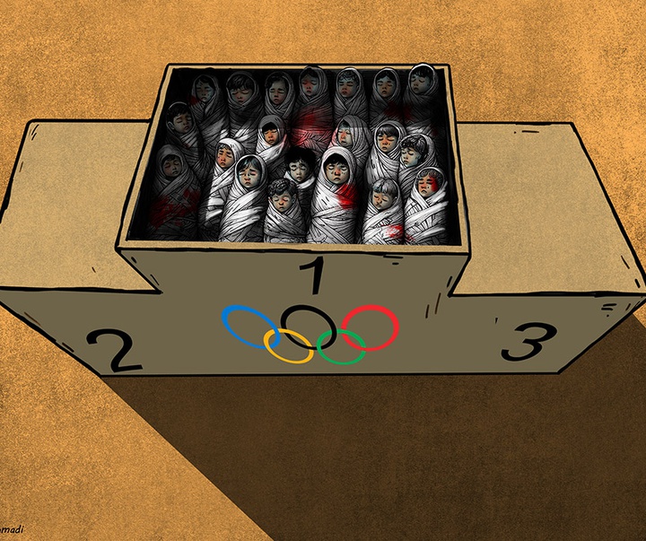 گالری آثار مسابقه بین‌المللی کارتون بایکوت نسل کشی 2024 - بخش سوم