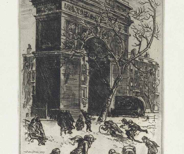 گالری تصویرسازی‌های جان اسلون از آمریکا