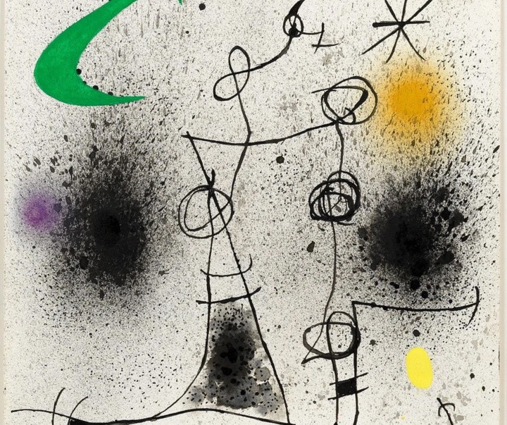 گالری آثار نقاشی خوان میرو از اسپانیا