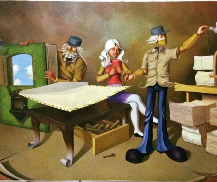 گالری آثار تصویرسازی برگ اولیویرا از برزیل