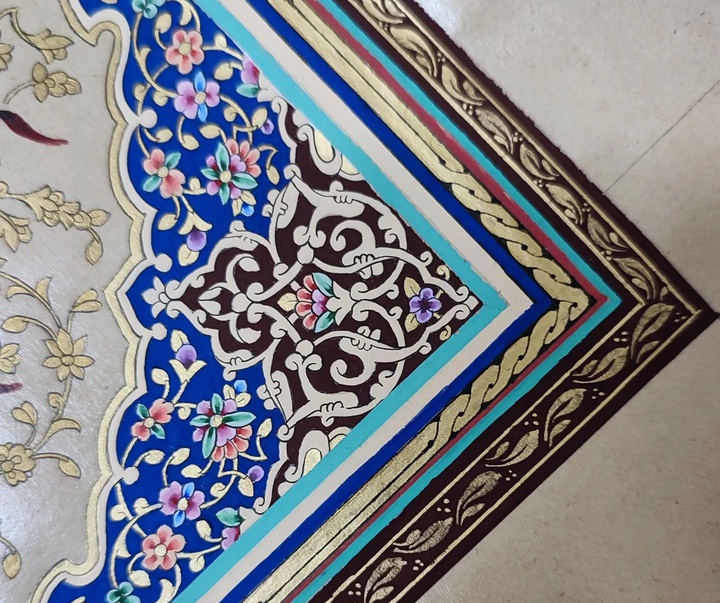 گالری آثار تذهیب مریم نیکروز از ایران