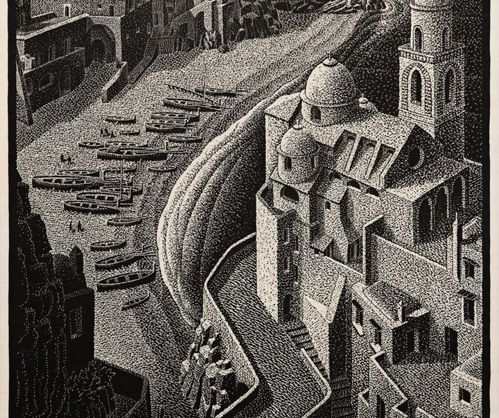 گالری آثار گرافیک موریس کورنلیس اشر از هلند