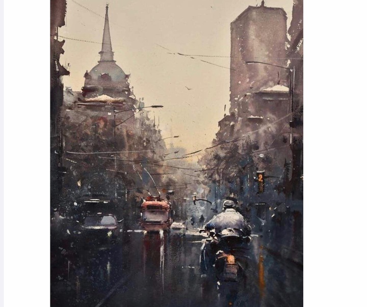 گالری آثار آبرنگ دوسان ژوکاریچ از صربستان