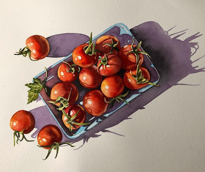 گالری نقاشی های آبرنگ سرپیل اومیت از ترکیه