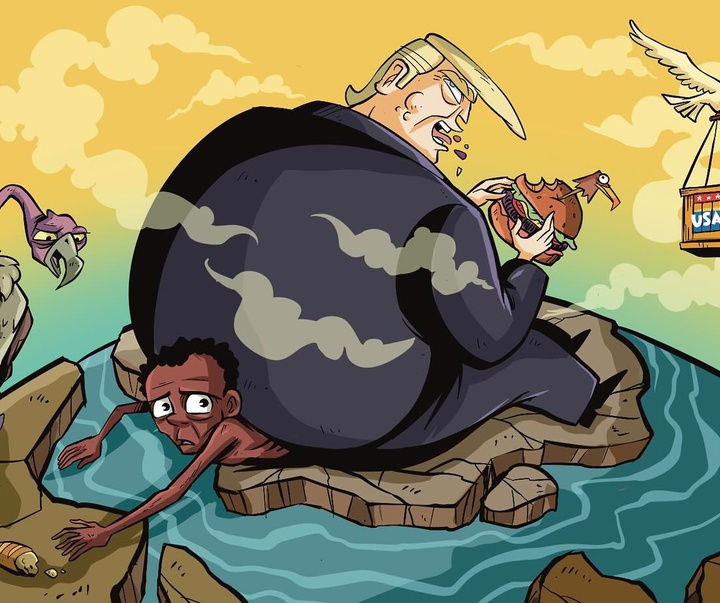 گالری آثار کارتون و کاریکاتور لاتراش یاسین از فرانسه