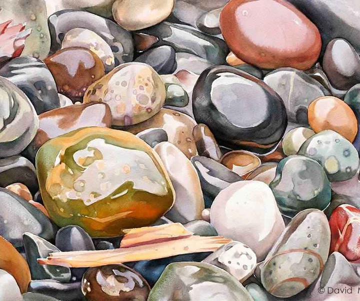 گالری نقاشی های آبرنگ دیوید مک ایون از کانادا
