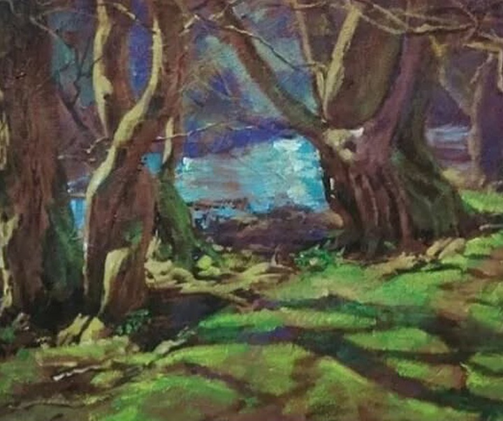 گالری آثار نقاشی عباس برزگر گنجی از ایران