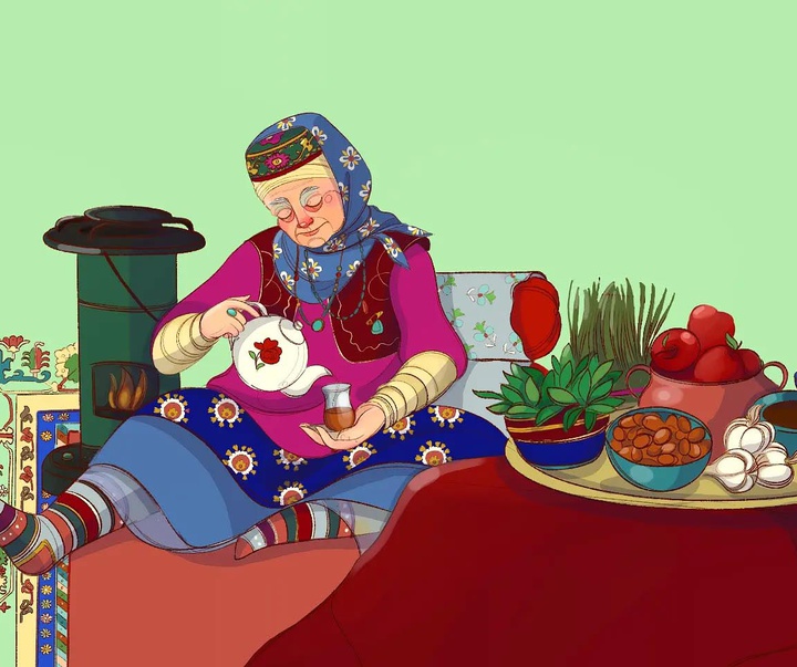 گالری آثار تصویرسازی مریم فاضلی از ایران