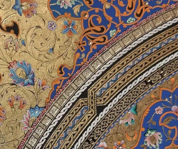 گالری آثار تذهیب محسن آقامیری از ایران