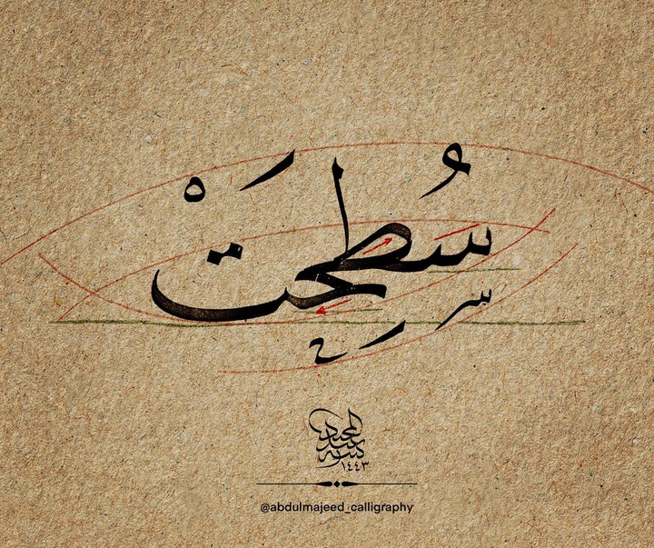 گالری آثار خوشنویسی عبدل مجید از لیبی