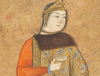 از اثرِ تردستی محمد قاسم، از ابرِ تصویر گوهر می‌بارد