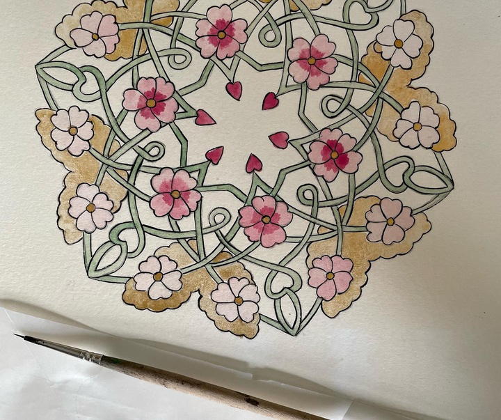 گالری آثار تذهیب امیلی واشنگتن از انگلیس