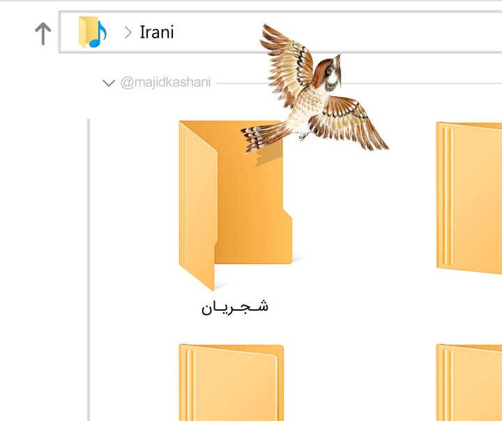 گالری آثار گرافیک مجید کاشانی از ایران