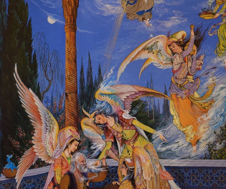 گالری آثار نگارگری محمود فرشچیان از ایران