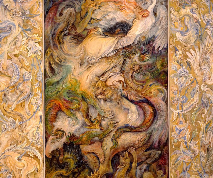 گالری آثار نگارگری محمود فرشچیان