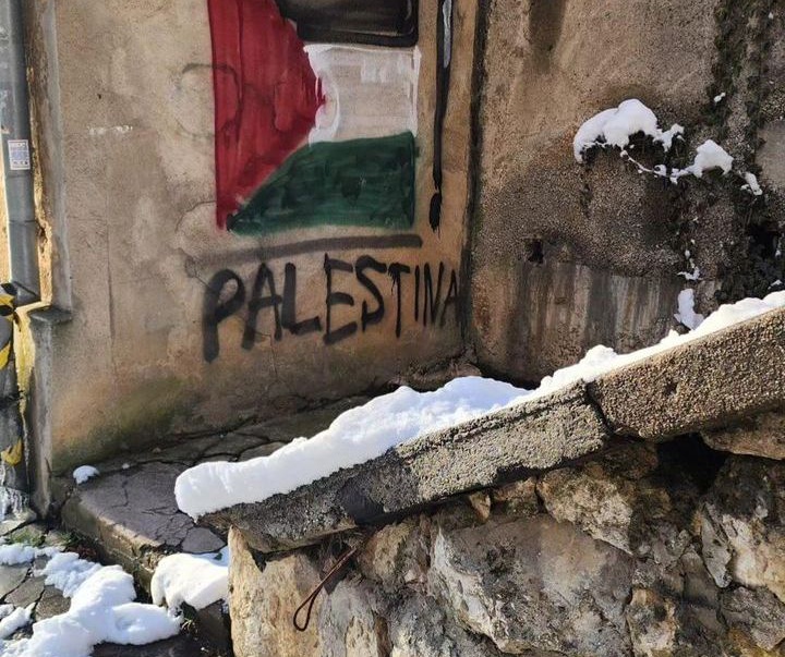 گالری نقاشی‌های خیابانی با موضوع فلسطین
