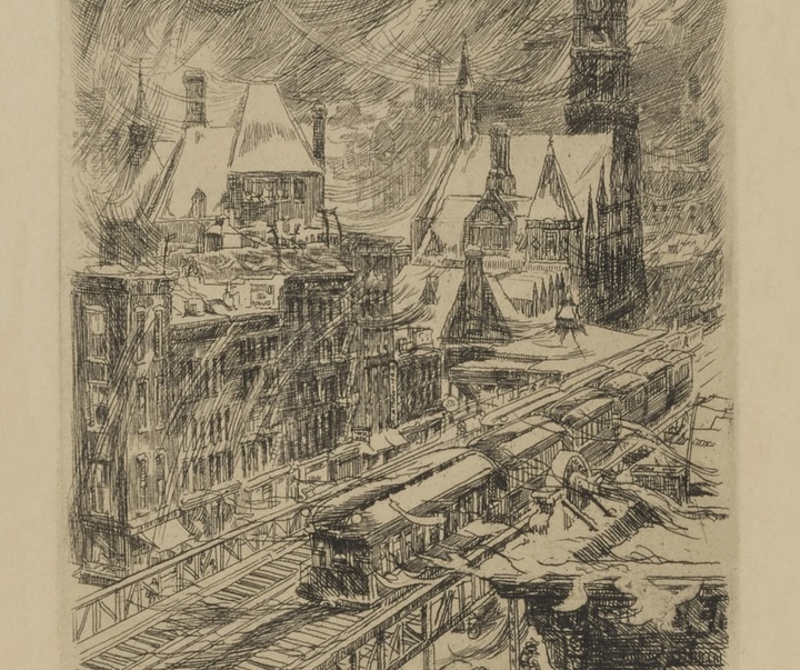 گالری تصویرسازی‌های جان اسلون از آمریکا