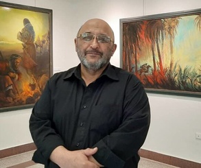 نمایشگاه آثار نقاشی عبدالحمید قدیریان در گالری حبیب‌اله صادقی