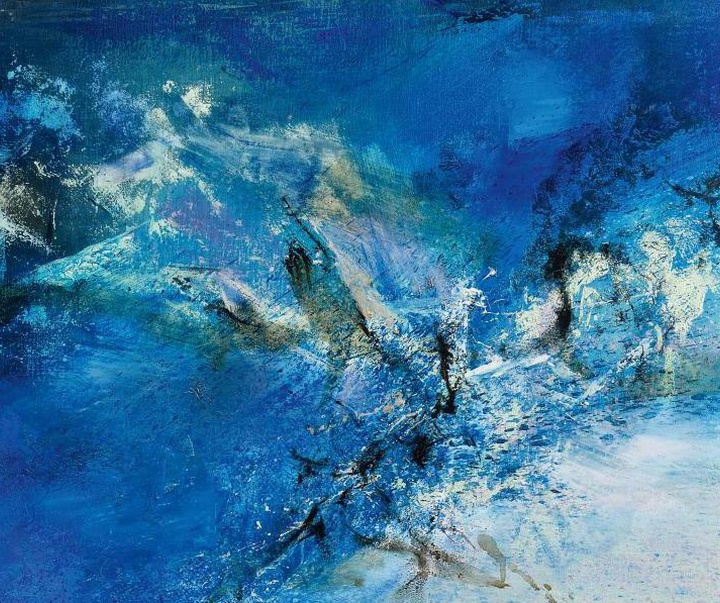 گالری آثار نقاشی زاوو ووکی هنرمند چینی فرانسوی