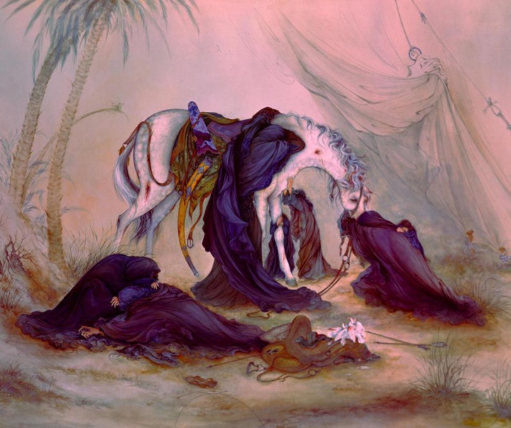 گالری آثار نگارگری محمود فرشچیان