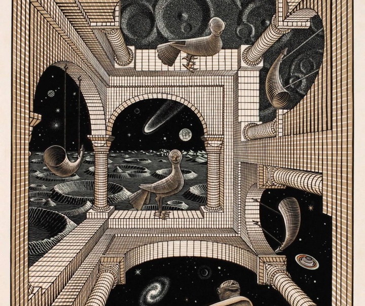 گالری آثار گرافیک موریس کورنلیس اشر از هلند