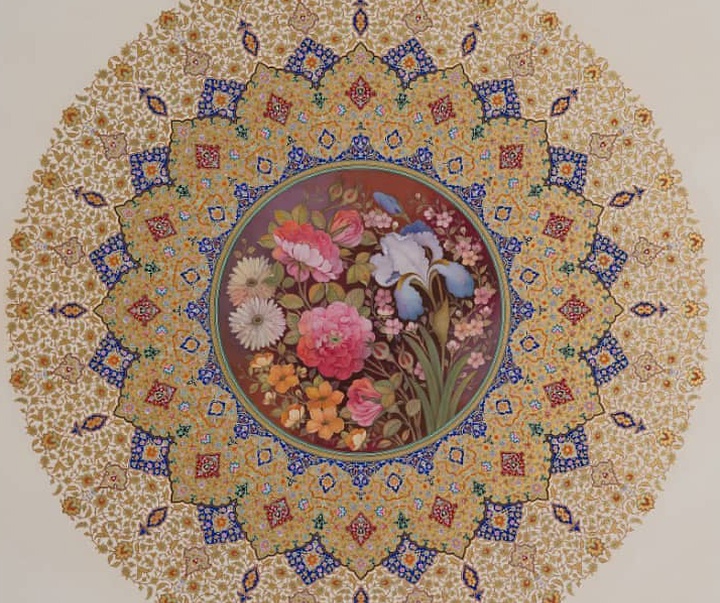 گالری آثار نگارگری و تذهیب امیر طهماسبی از ایران
