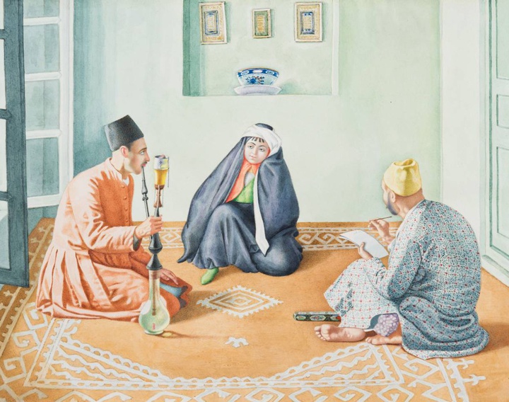 گالری آثار نقاشی و نگارگری عباس رسام‌ ارژنگی از ایران