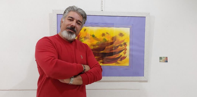 نمایشگاه آثار خوشنویسی و عکس محمدحسین مودب در گالری ارغوان کرمان