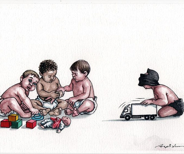 گالری آثار کارتون هالیت کورتولماس آیتوسلو از ترکیه