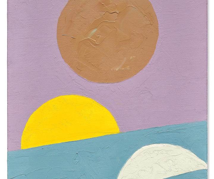 گالری نقاشی‌های انتزاعی اتل عدنان هنرمند لبنانی آمریکایی