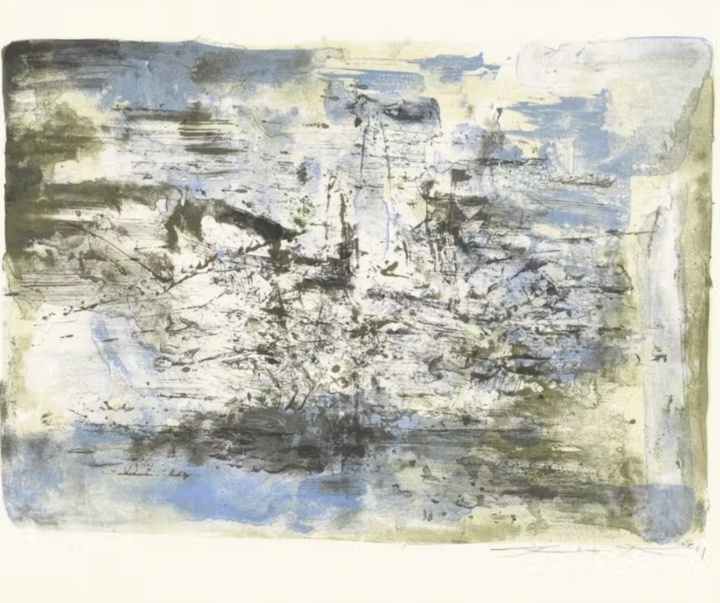 گالری آثار نقاشی زاوو ووکی هنرمند چینی فرانسوی