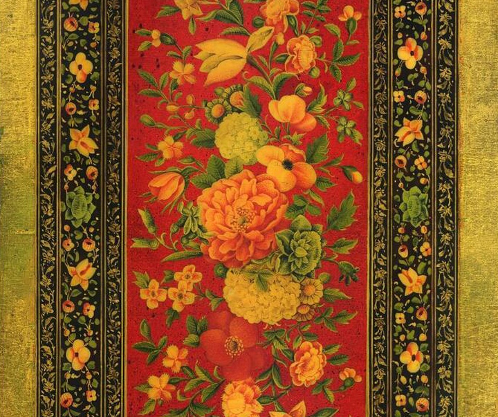 گالری آثار نگارگری و گل و مرغ جواد نقش‌آفرین از ایران