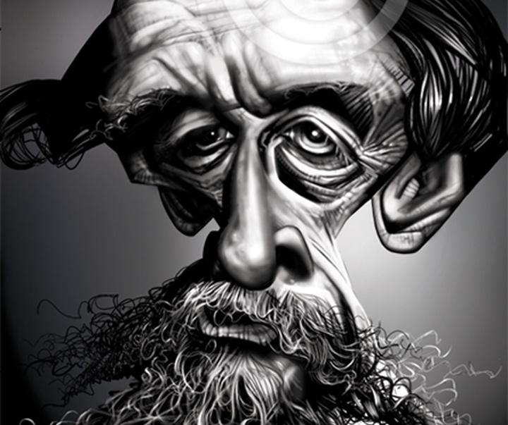 charles dickens caricature russ cook oliver twist great expectat