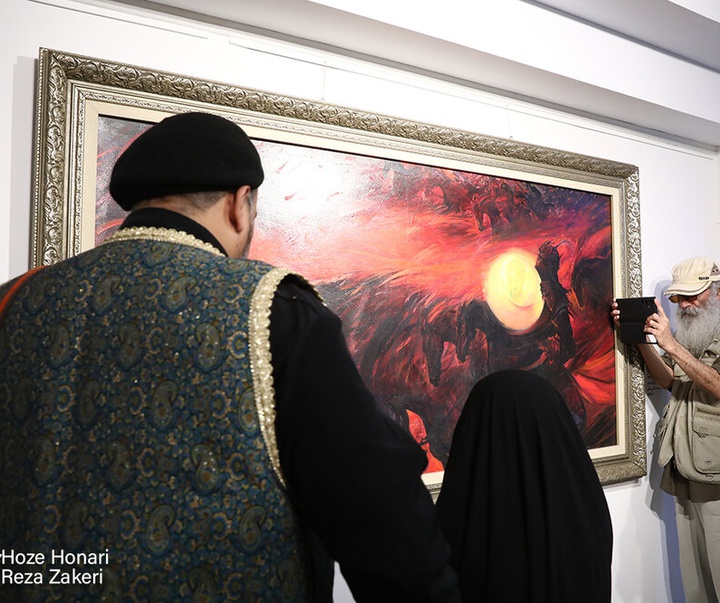 گالری افتتاحیه مجلس اول از نمایشگاه گروهی «روضه بهشت» با موضوع نقاشی