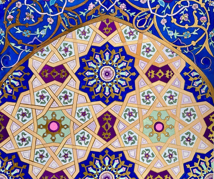 گالری آثار تذهیب امیلی واشنگتن از انگلیس