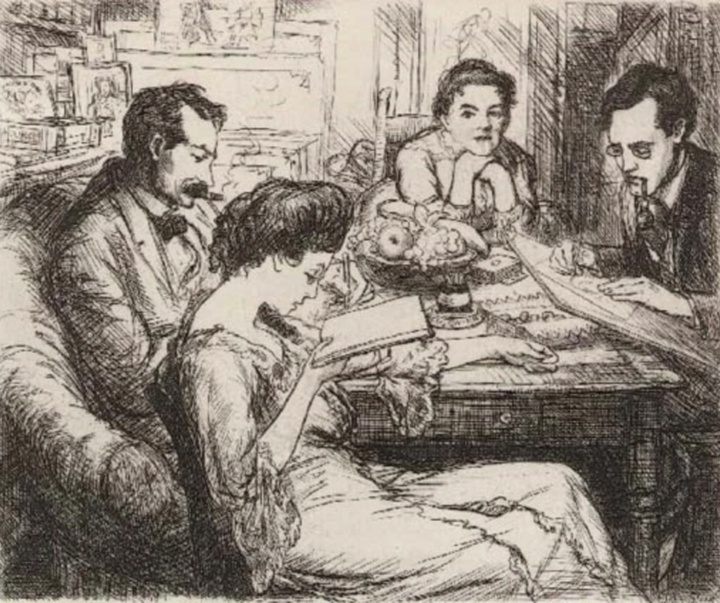 گالری تصویرسازی‌های جان اسلون از آمریکا