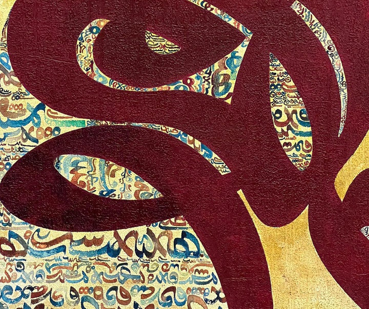 گالری خوشنویسی و نقاشیخط های آنیتا اشرفی از ایران