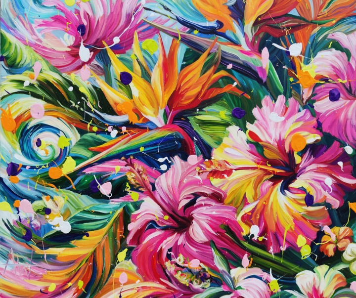 گالری آثار نقاشی انجی رایت از بریتانیا