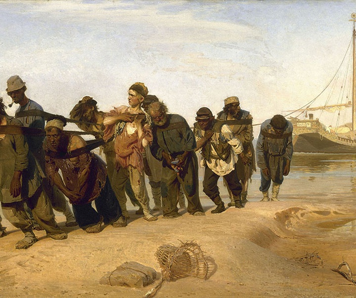 px ilia efimovich repin 1844 1930   volga boatmen