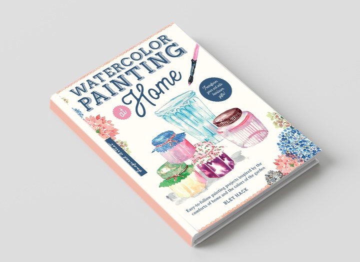 دانلود کتاب نقاشی آبرنگ در خانه اثرِ بِلیِ هک